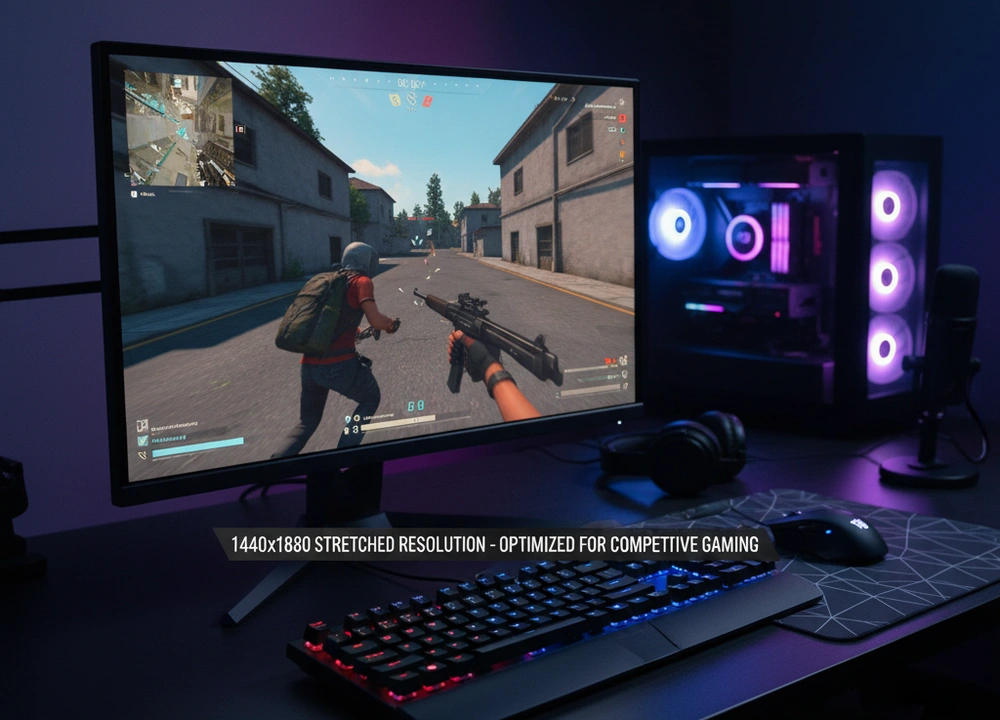 best stretched res for 27 inch monitor