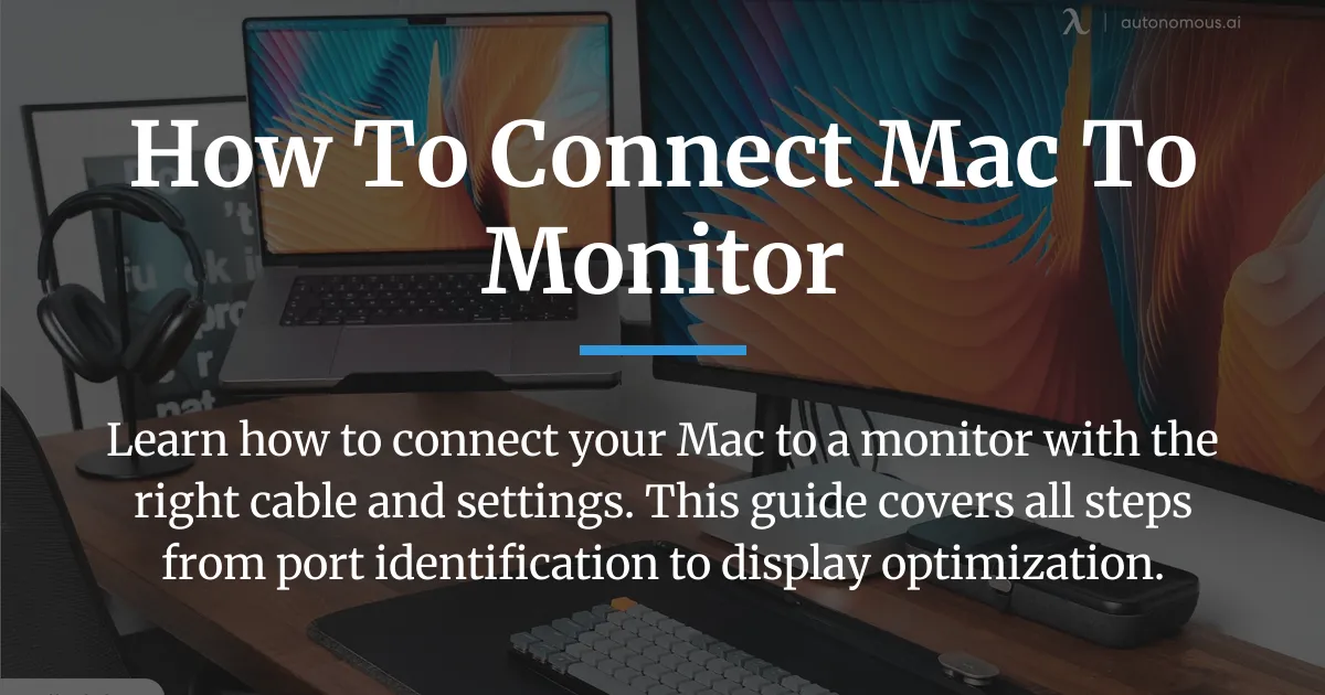 how to connect mac to monitor